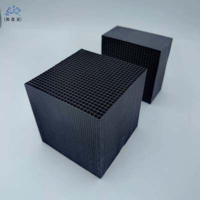 calidad  Sustainable 900mg/g Coal Based Activated Carbon Honeycomb For VOCs Removal 100*100*100mm fábrica